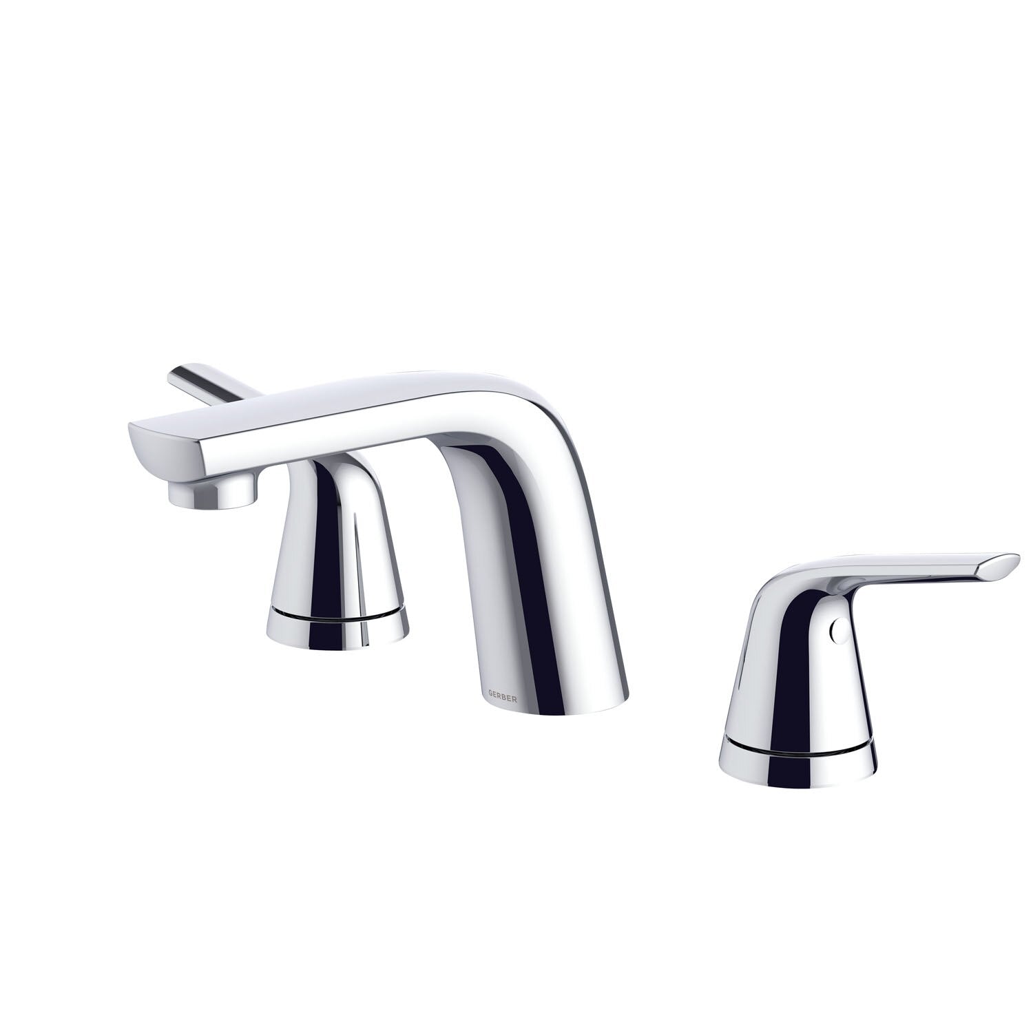 Lemora® Two Handle Widespread Bathroom Faucet with Metal Touch-Down Drain