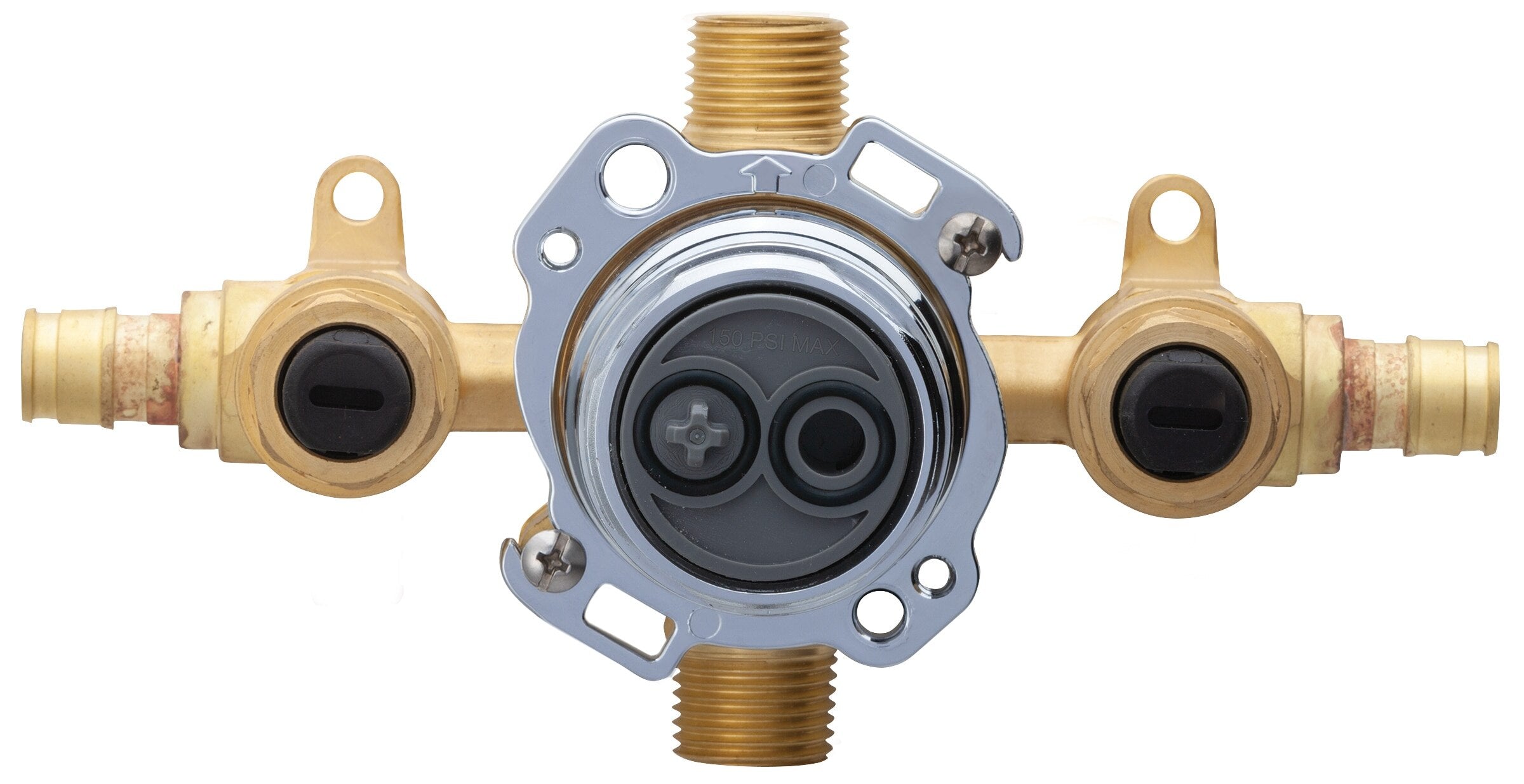 Treysta® Tub & Shower Valve- Horizontal Inputs WITH Stops- Cold Expansion Pex