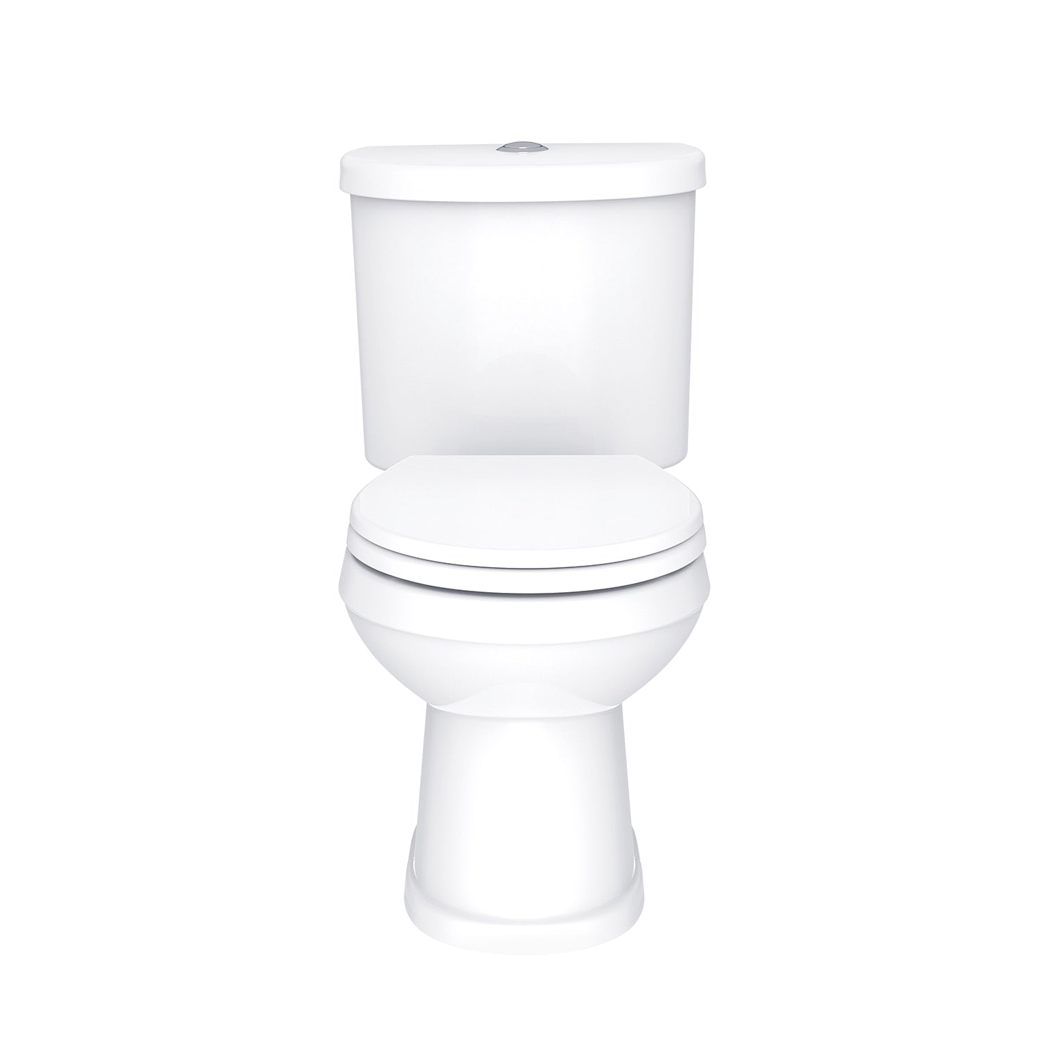 Gerber Banner™ Standard Height Dual Flush 1.28/1.0 gpf 12" Rough-In Two-Piece Round Front Toilet