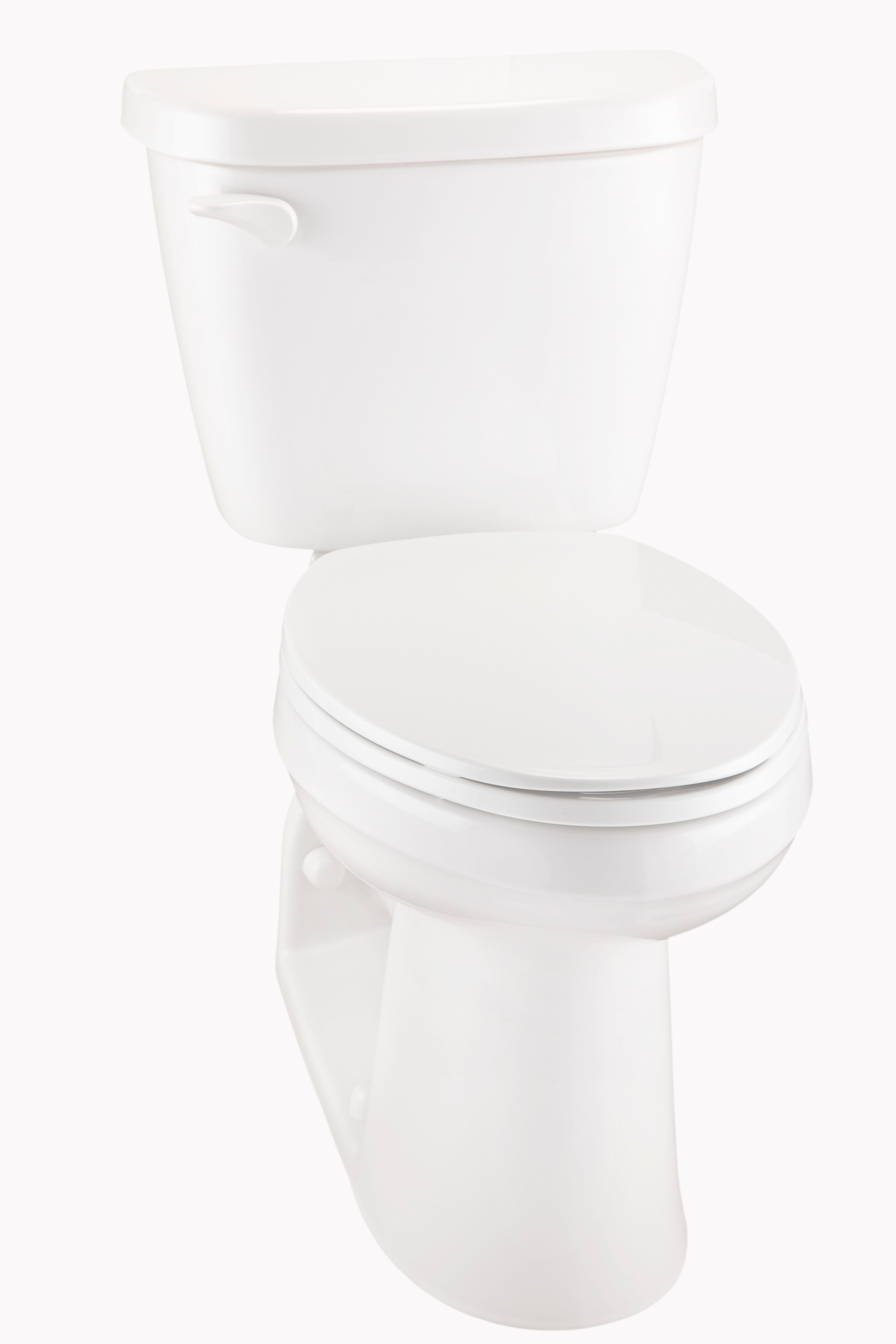 Maxwell® 1.28 gpf 4 1/4" Vertical Rough-In  Two-Piece Back Outlet Compact Elongated ErgoHeight™ Toilet