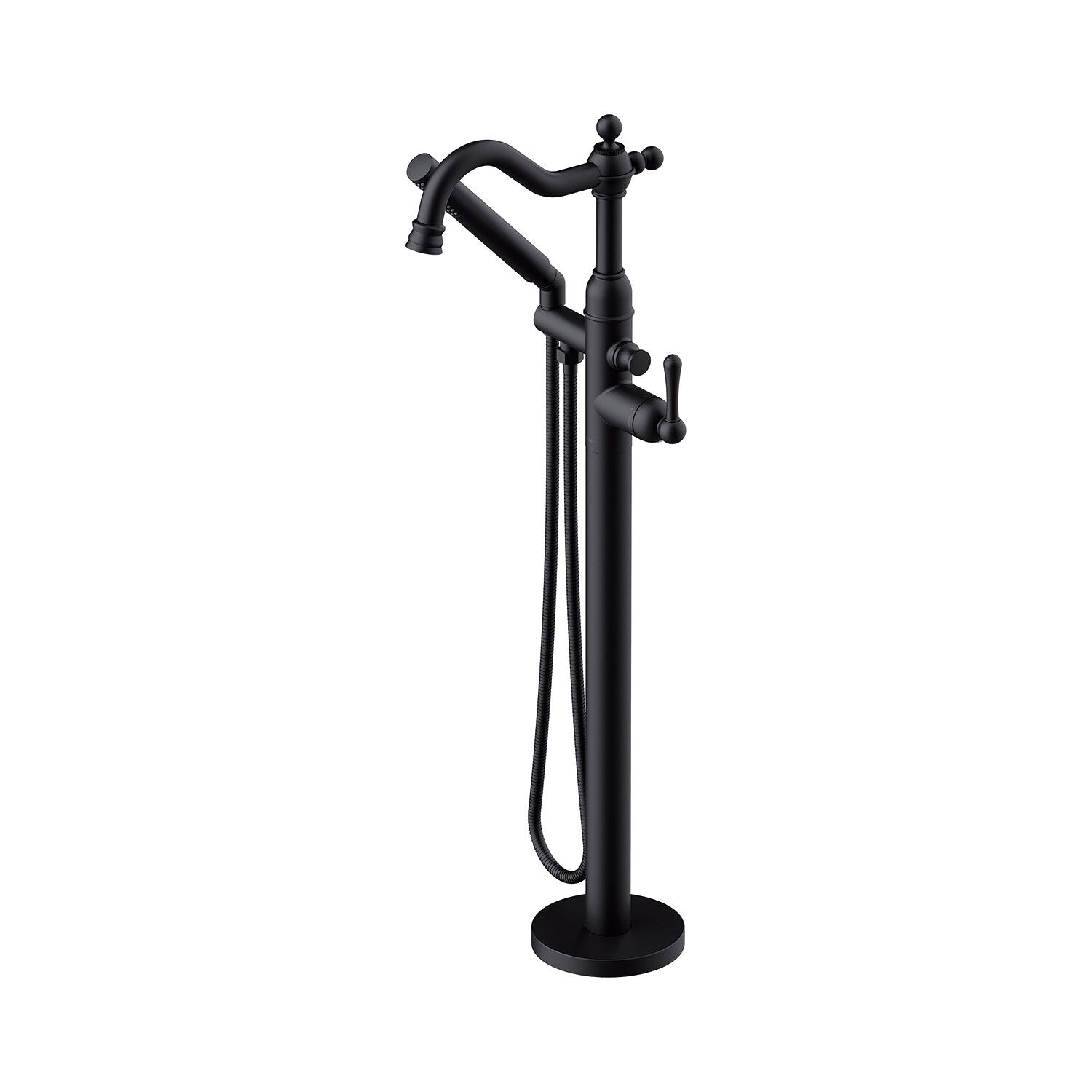 Traditional Floor Mount Tub Filler Trim Kit with Showerstick™ Handshower 1.75 gpm