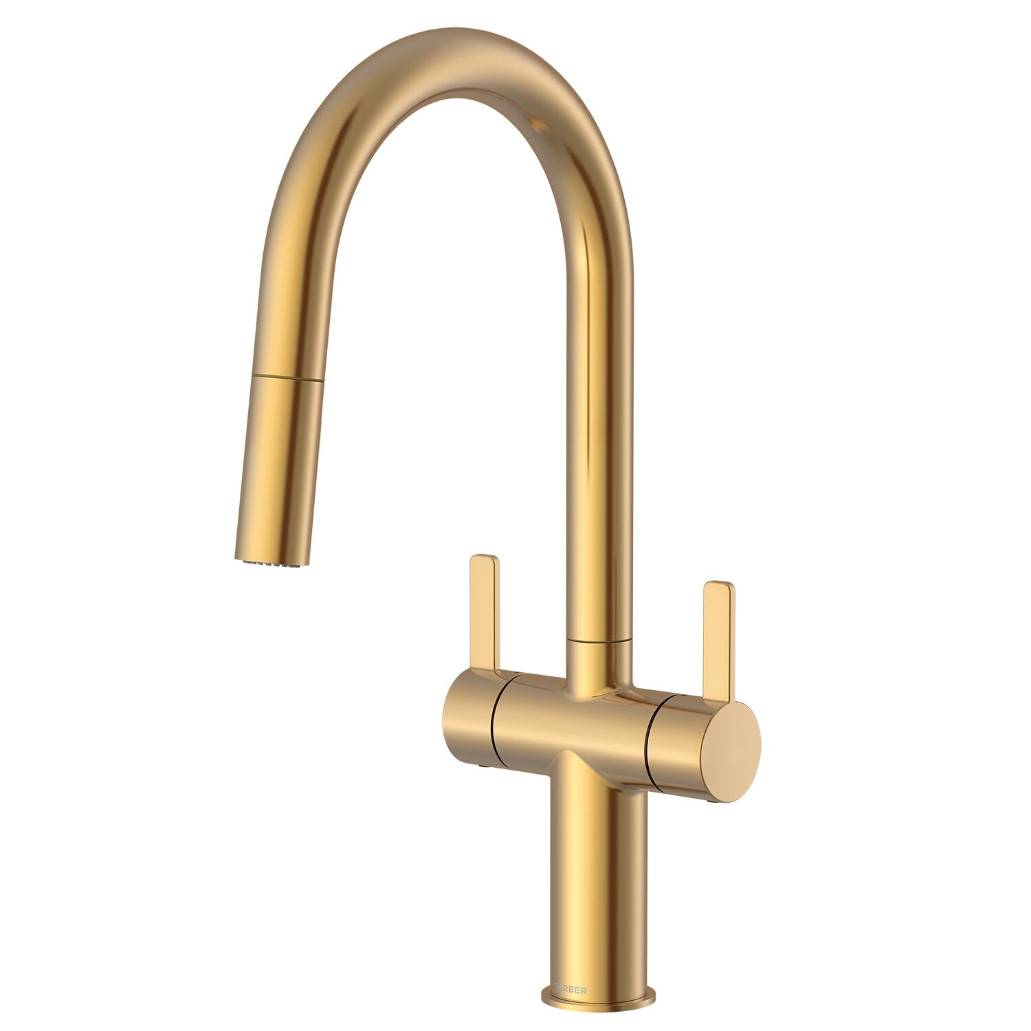 Gerber Amalfi Two Handle Pull-Down Kitchen Faucet 1.75 GPM (Choose Finish)