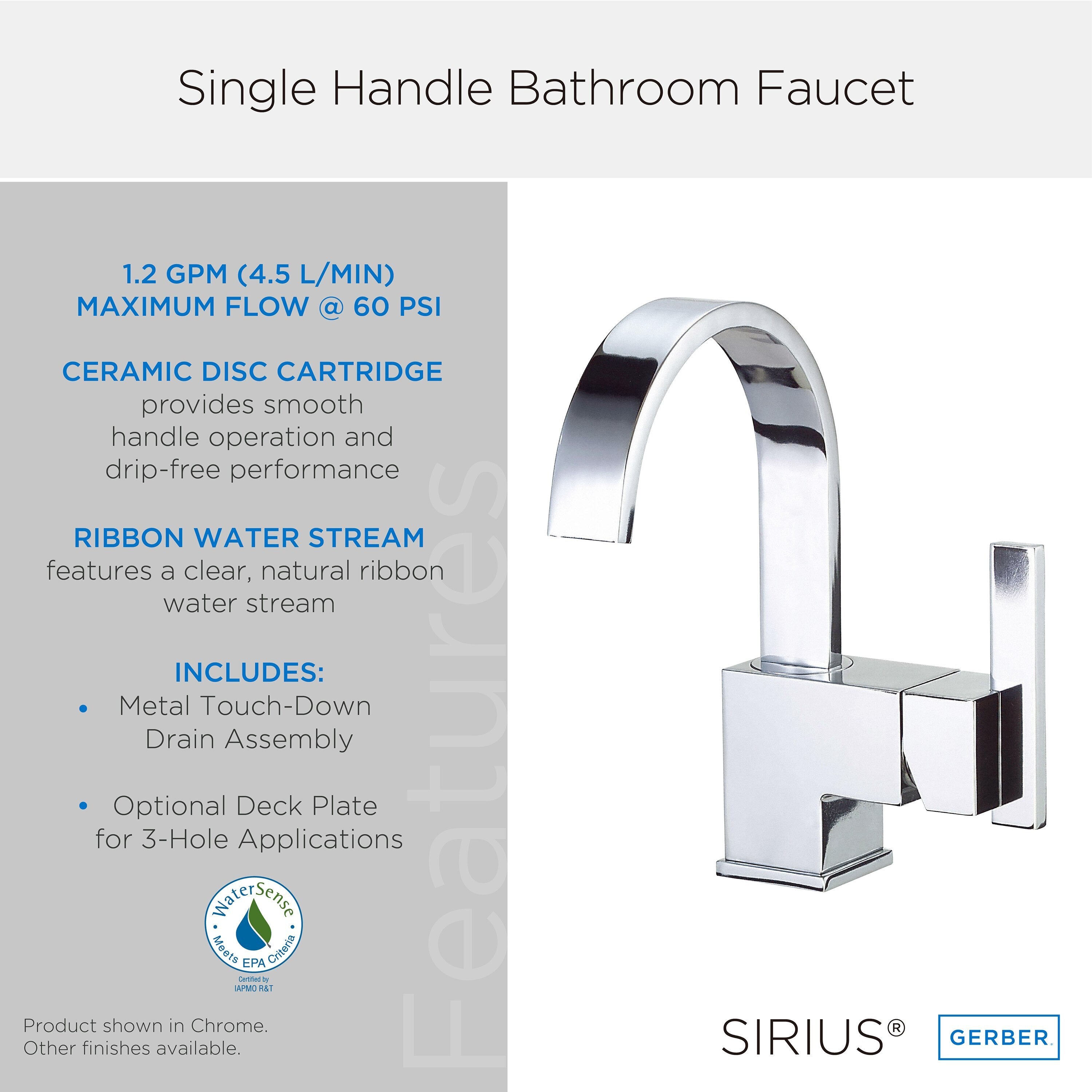Sirius® Single Handle Bathroom Faucet