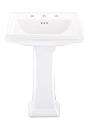 Logan Square™ 8" Centers Standard Pedestal Bathroom Sink
