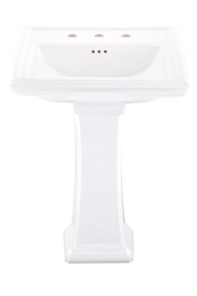 Logan Square™ 8" Centers Standard Pedestal Bathroom Sink