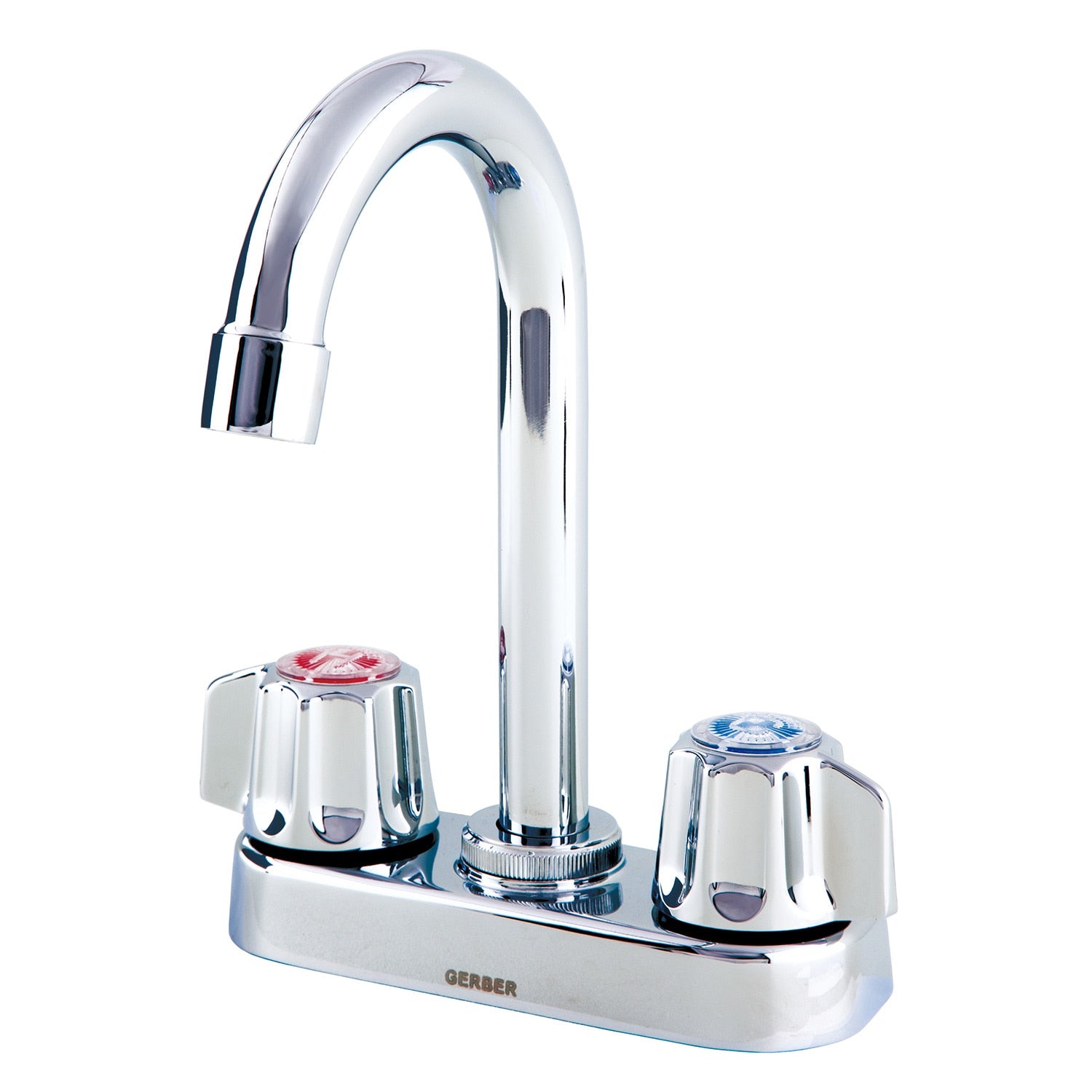Gerber Classics™ Two Handle Bar Faucet with Metal Fluted Handles