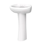 Maxwell® 4" Centers Petite Pedestal Bathroom Sink