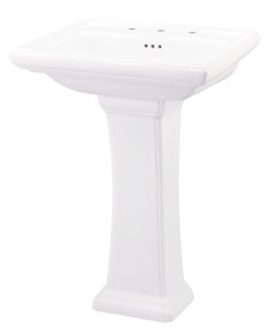 Logan Square™ 8" Centers Standard Pedestal Bathroom Sink