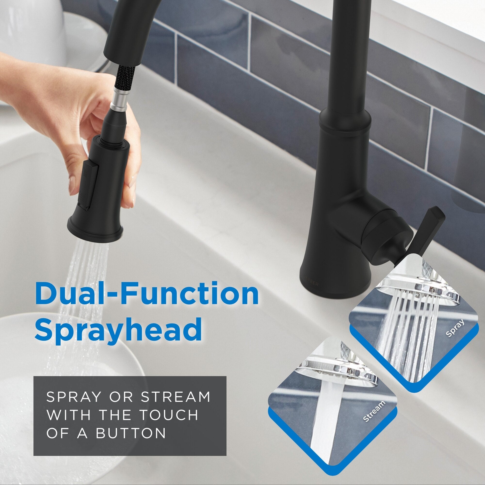 Northerly™ Single Handle Pull-Down Kitchen Faucet
