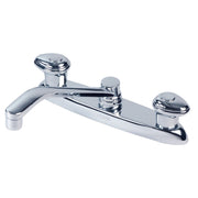 Gerber Hardwater™ Two Handle Kitchen Faucet Deck Plate Mounted w/ 10" D-Tube Spout