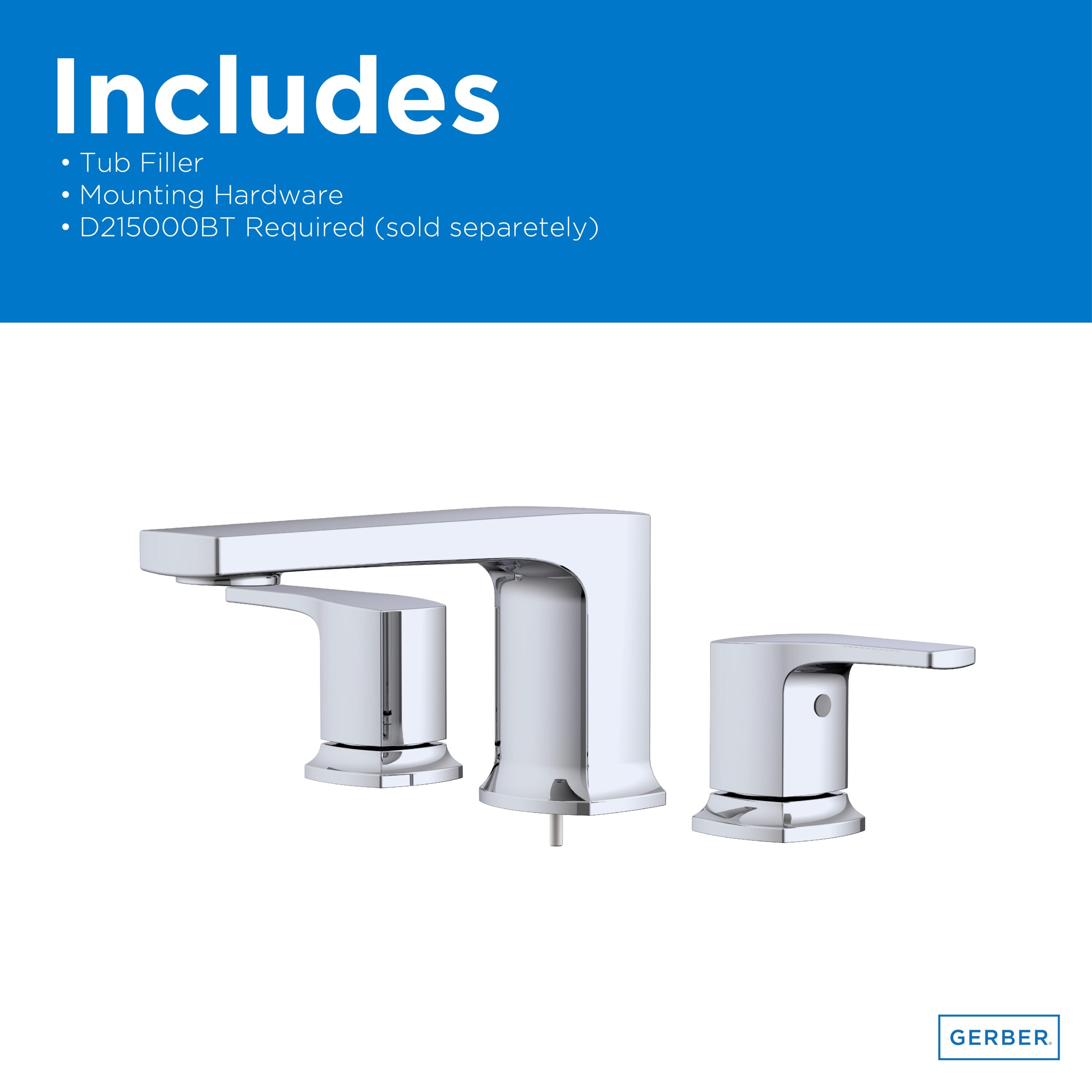 Tribune® Three Piece Roman Tub Trim Kit