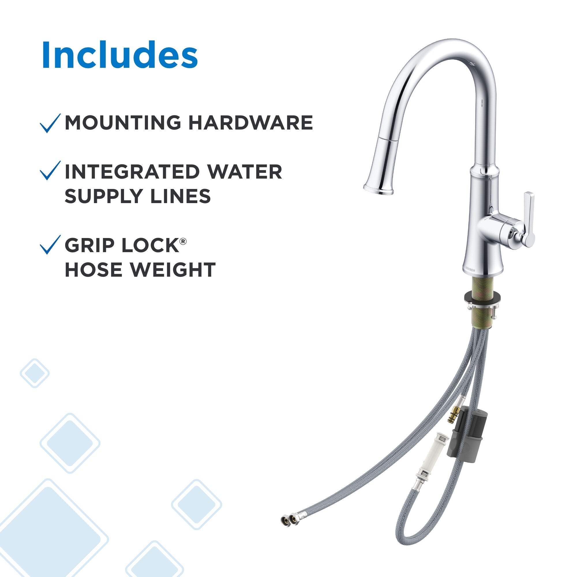 Northerly™ Single Handle Pull-Down Kitchen Faucet