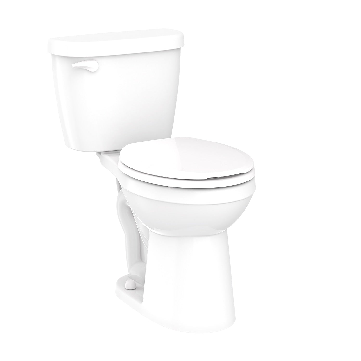 Gerber Maxwell® 1.6 gpf 10" Rough-In Two-Piece Round Front ErgoHeight™ Toilet