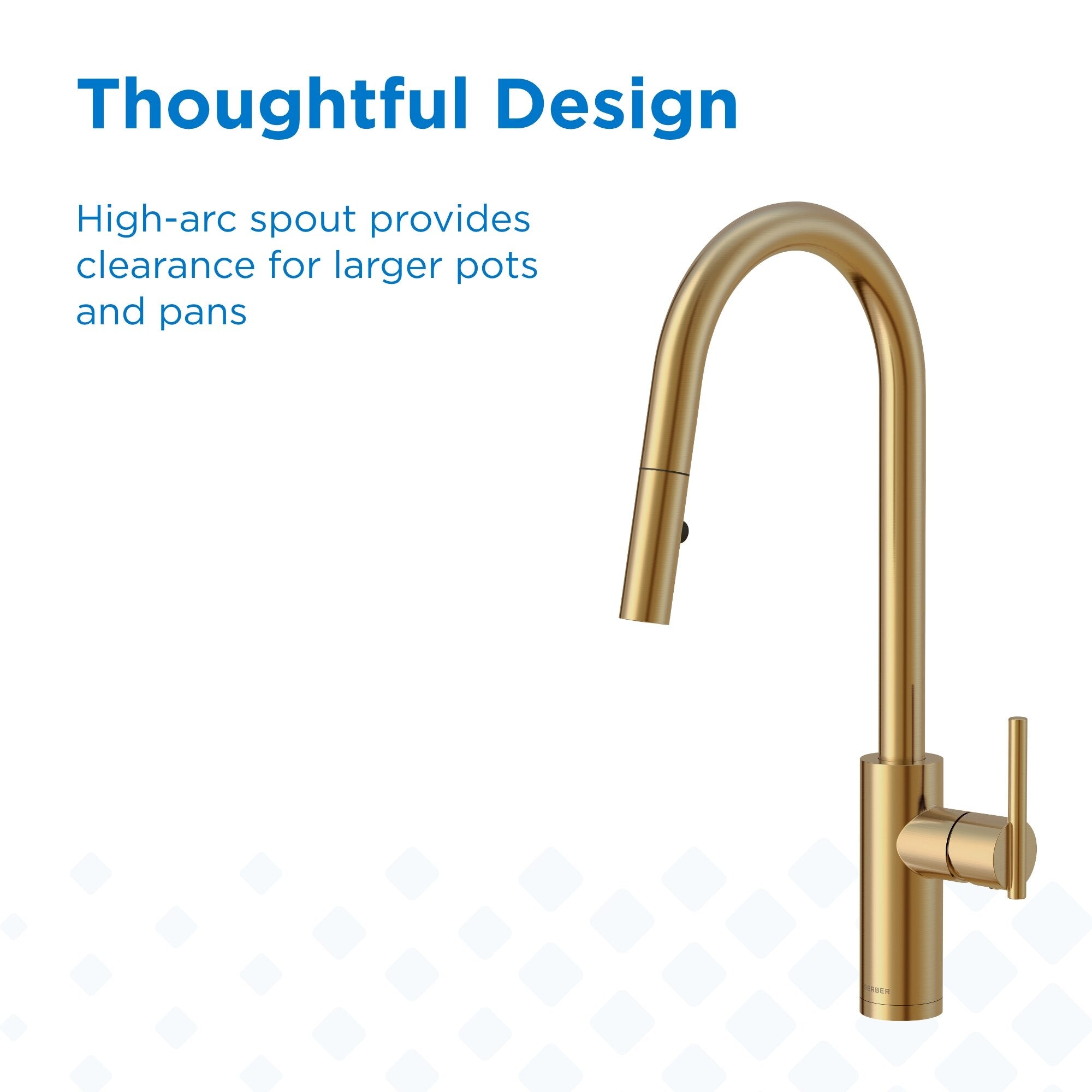Parma® Cafe Single Handle Pull-Down Kitchen Faucet, 1.75 gpm,