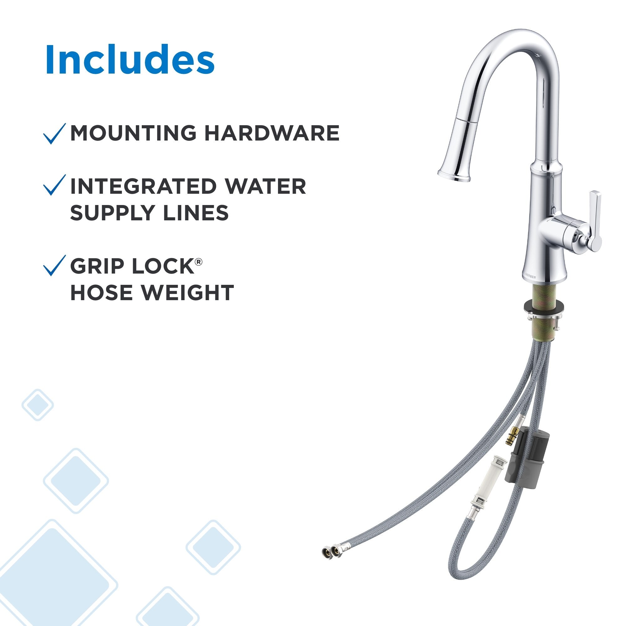 Northerly™ Single Handle Pull-Down Prep Faucet