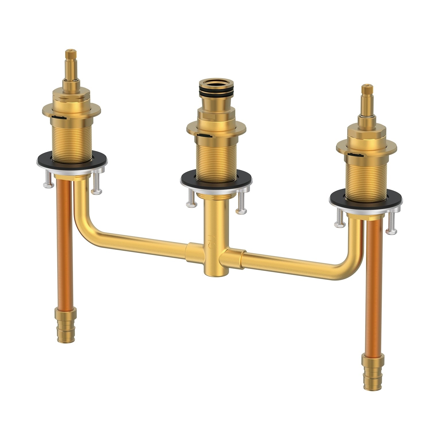 Gerber 3-Hole Fixed Rough-In Valve for Roman Tub Filler Cold Expansion