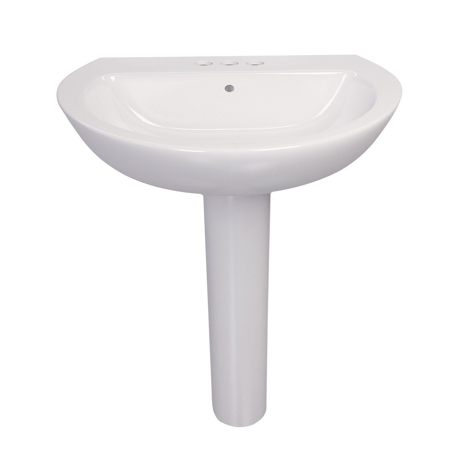 Gerber Banner™ 4" Centers Standard Pedestal Bathroom Sink