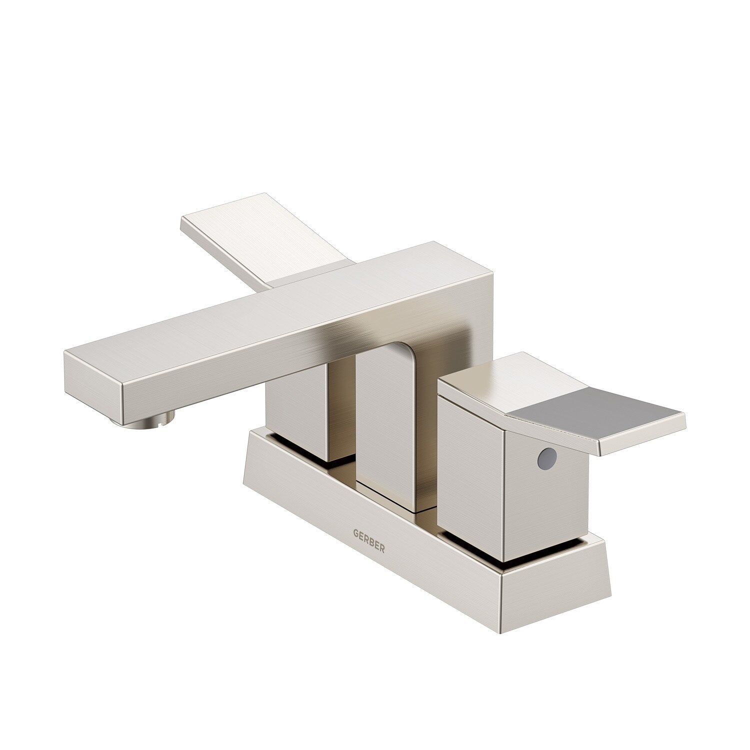 Avian® Two Handle Centerset Bathroom Faucet with Metal Touch-Down Drain