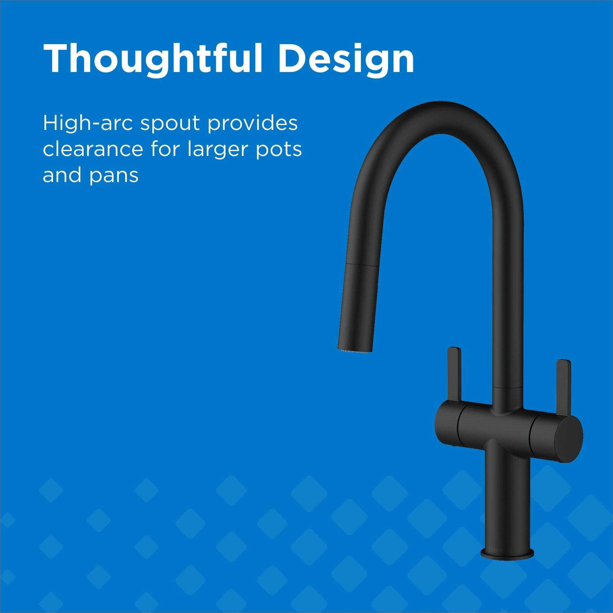 Gerber Amalfi Two Handle Pull-Down Kitchen Faucet 1.75 GPM (Choose Finish)