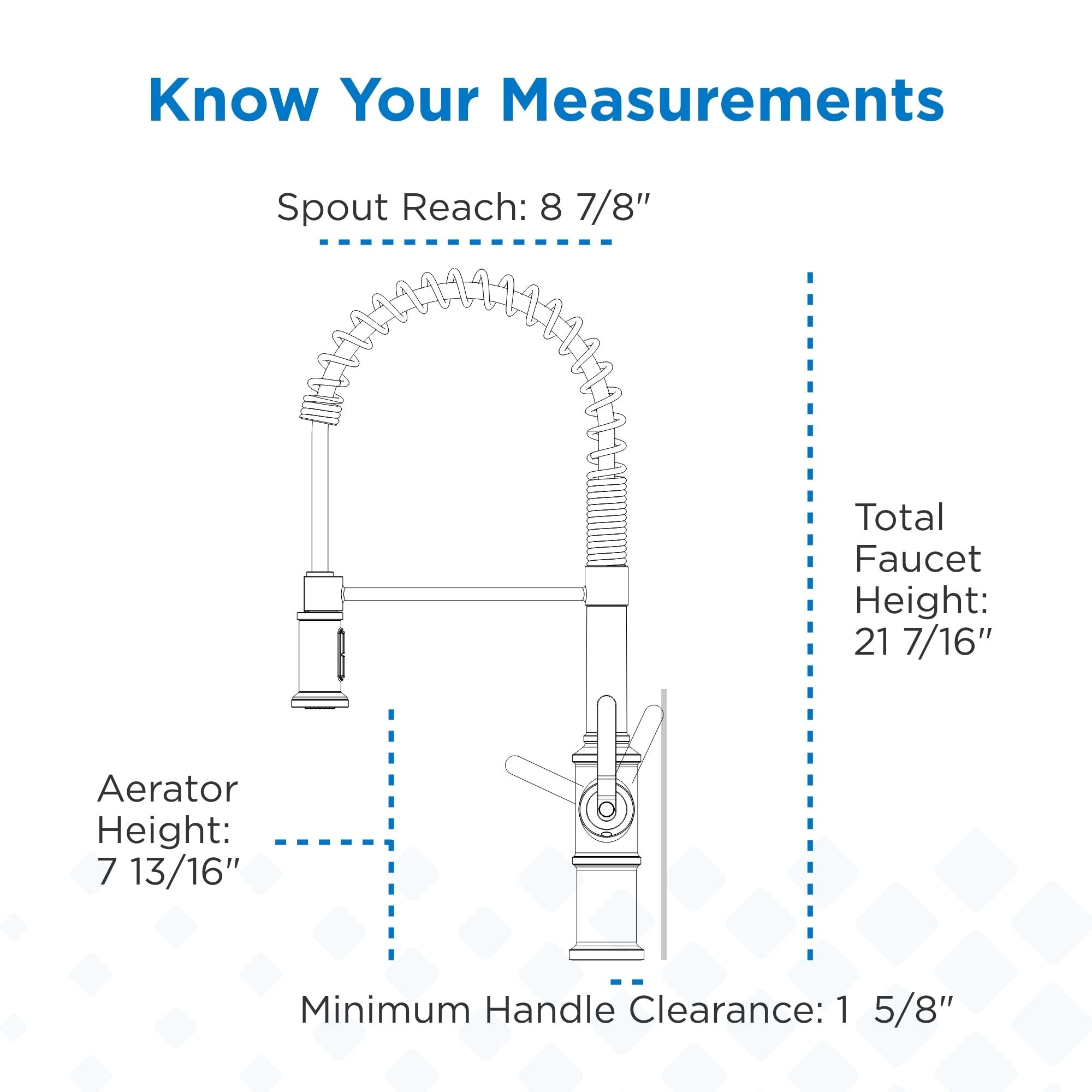 Kinzie® Pre-Rinse Single Handle Pull-Down Kitchen Faucet