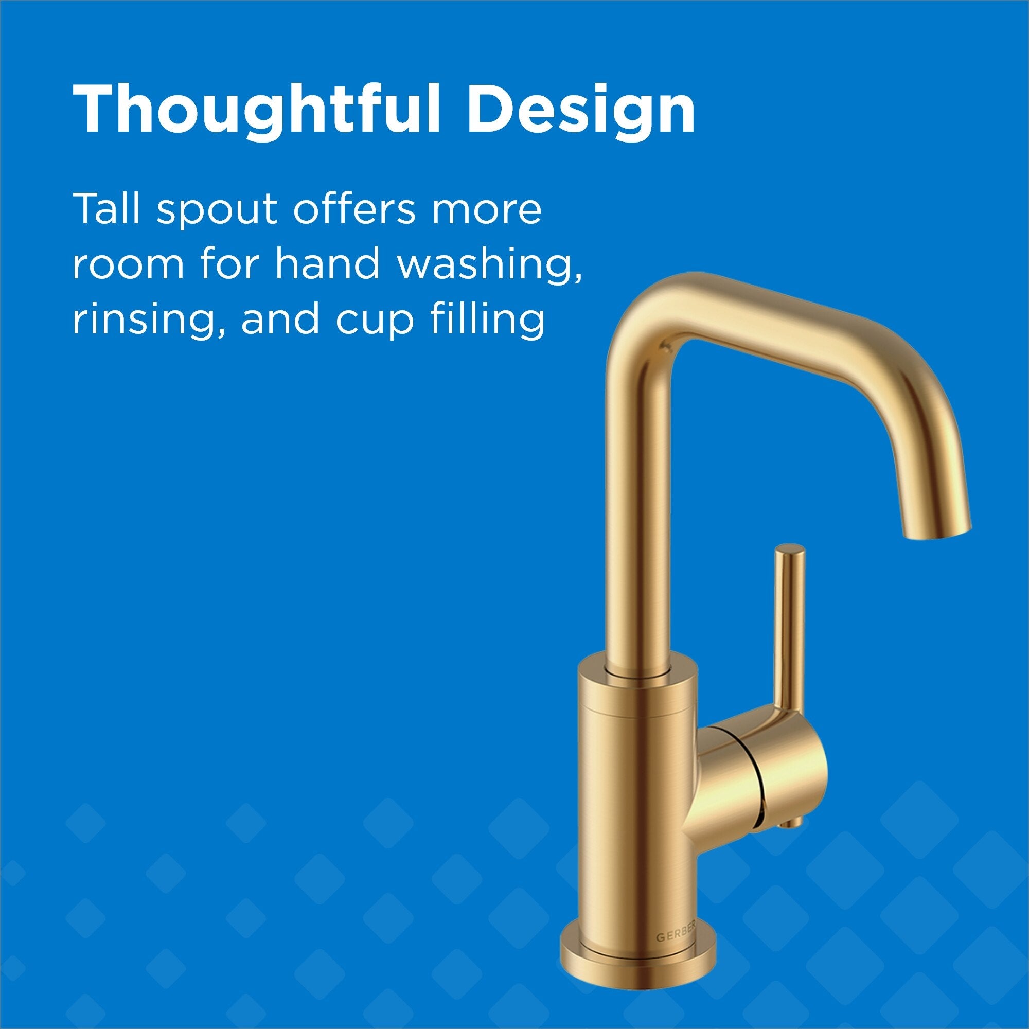 Parma® Single Handle Bathroom Faucet with Metal Touch-Down Drain