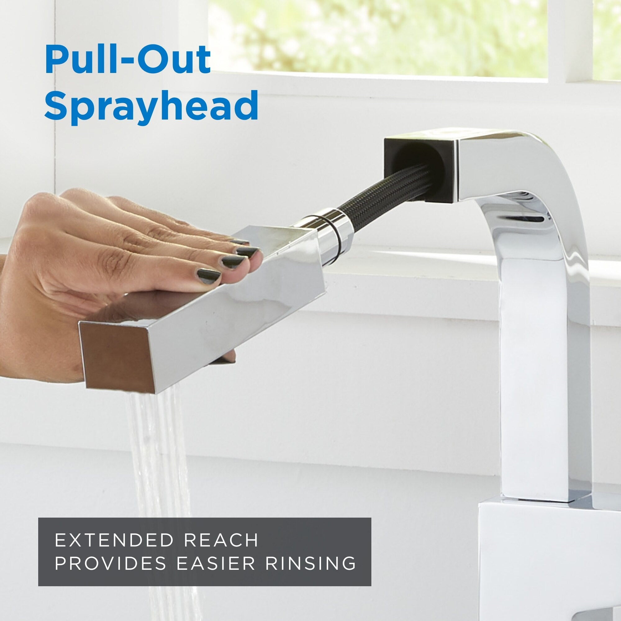 Mid-Town® Single Handle Pull-Out Kitchen Faucet