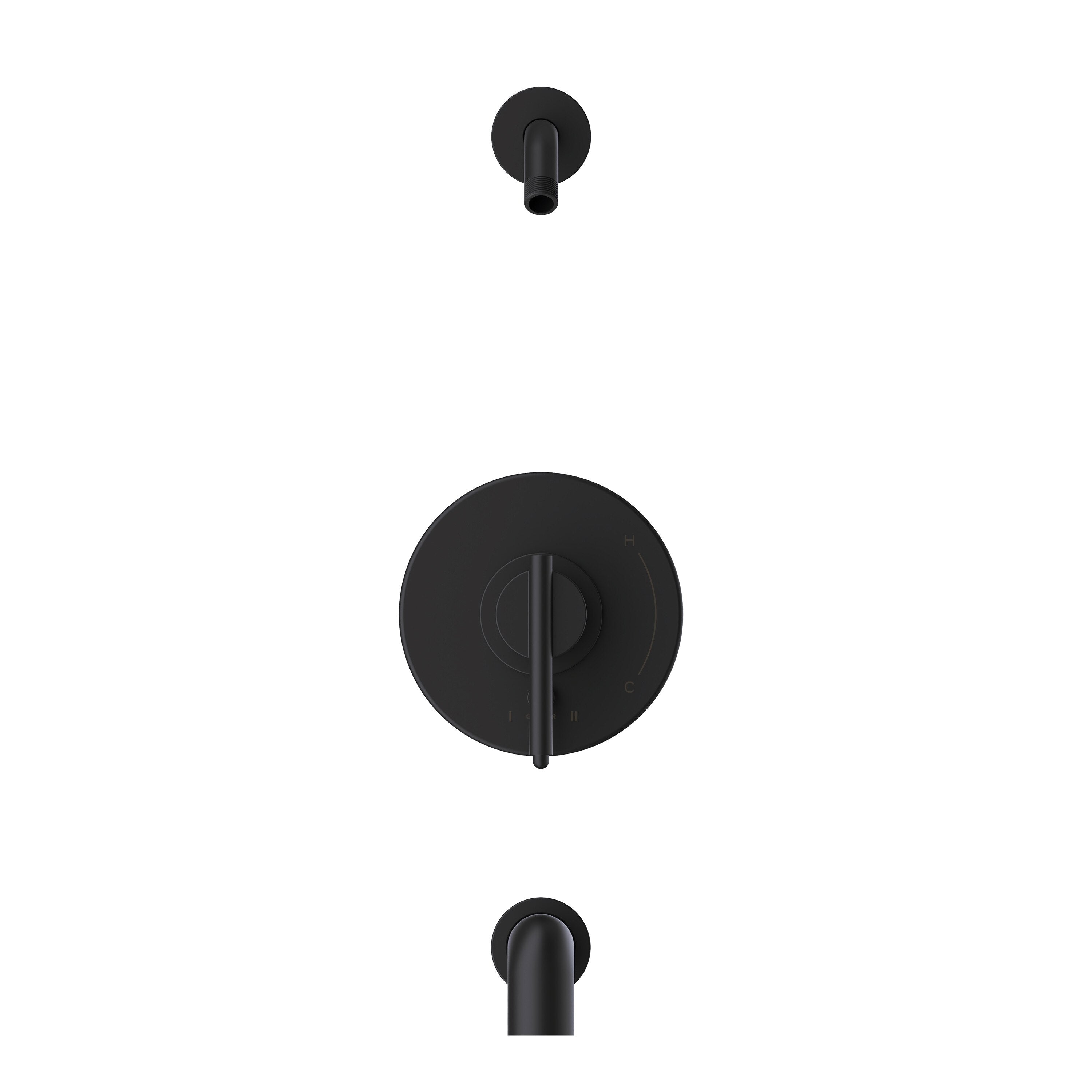 Parma® Tub & Shower Trim Kit, without Showerhead