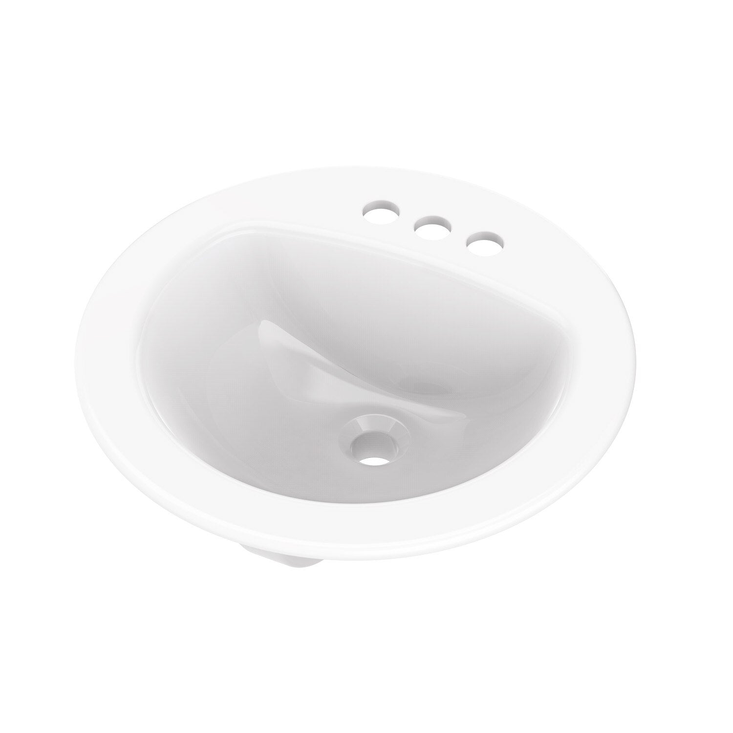 Maxwell® Round 4" Centers Self-Rimming Bathroom Sink