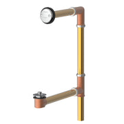 Gerber Classics™ Lift & Turn Thru-Wall 20 Gauge Drain for Standard Tub with 6 Inch Tailpiece & "Clean Out Here"