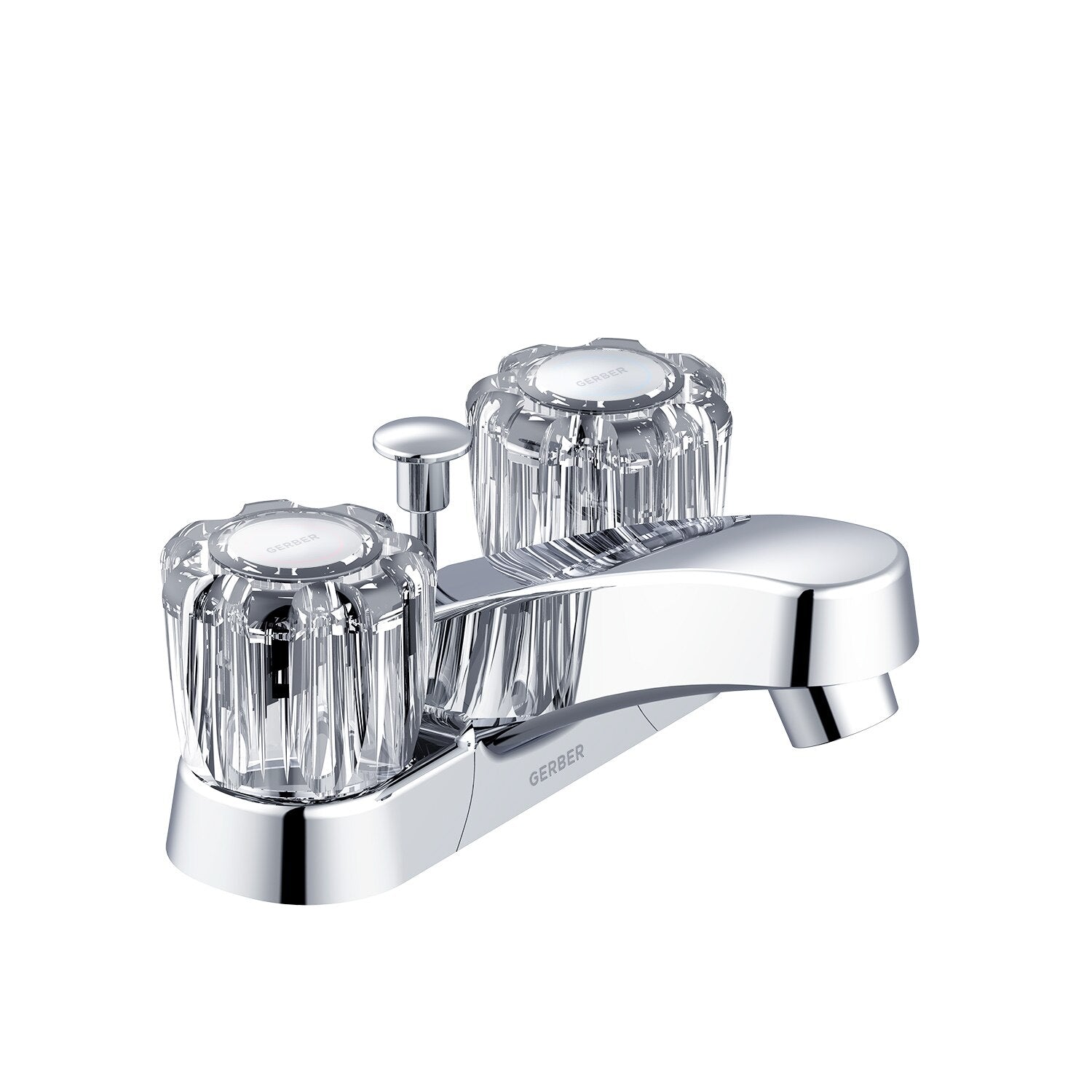Maxwell® SE Two Handle Centerset Lavatory Faucet with Metal Pop-Up Drain