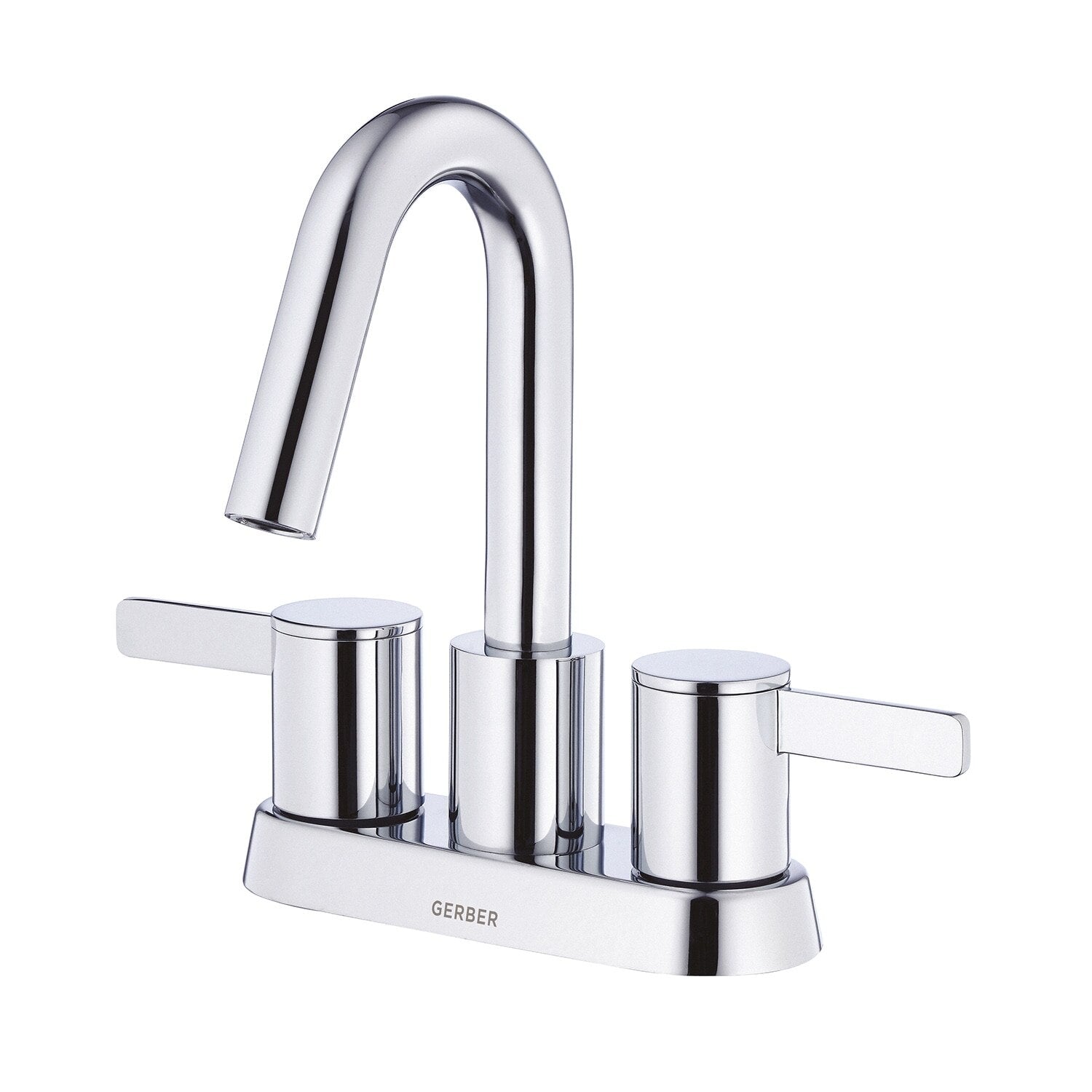 Amalfi™ Two Handle Centerset Bathroom Faucet with 50/50 Touch-Down Drain