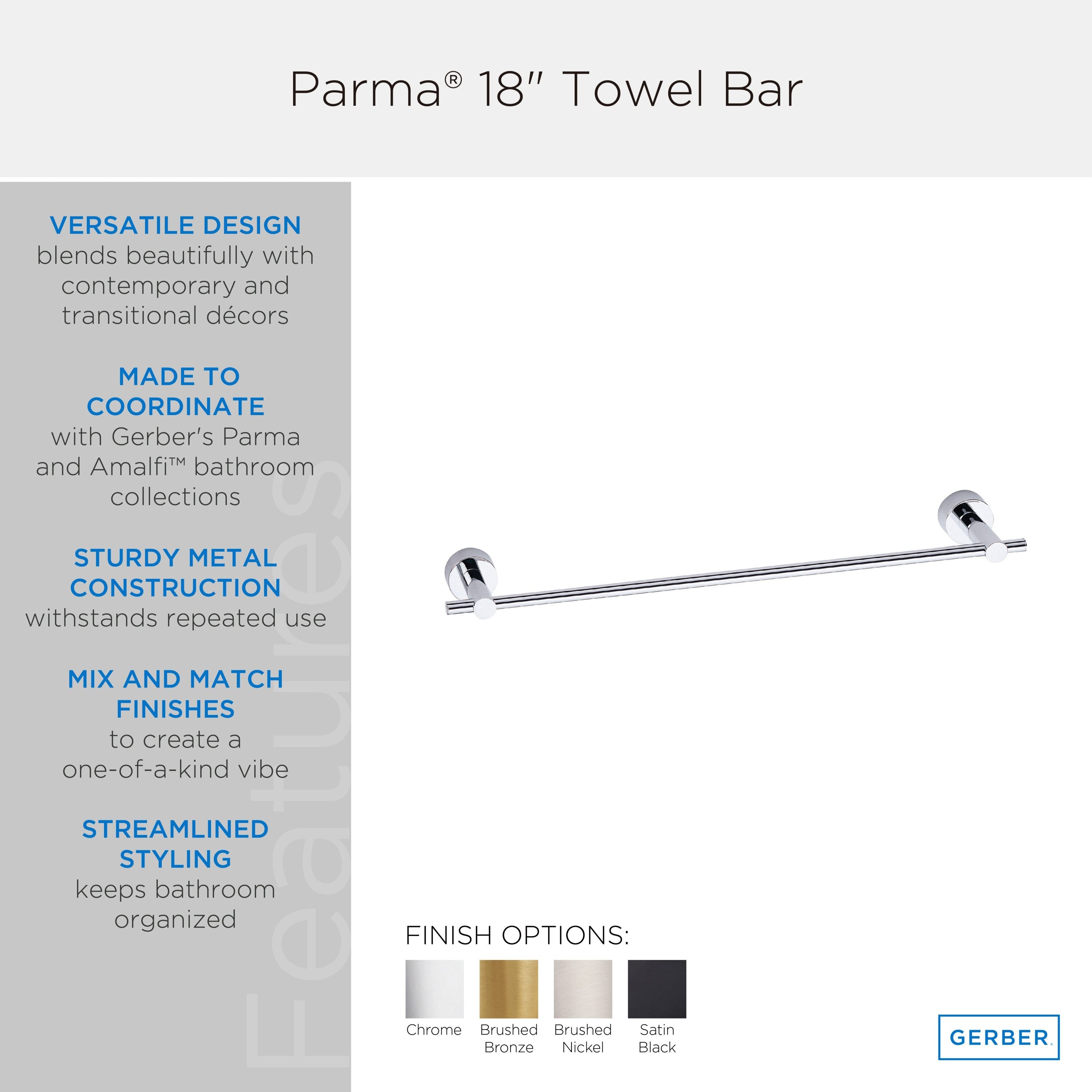 Parma® 18" Towel Bar