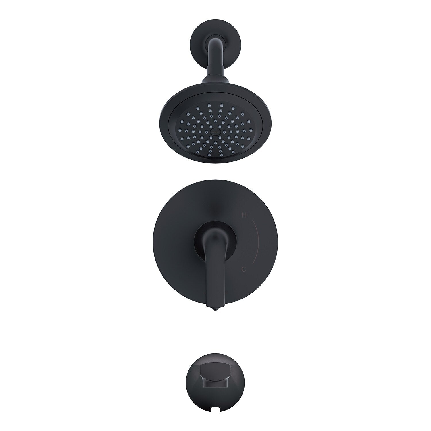 Lemora® Tub & Shower Trim Kit, Diverter on Valve, 1.75gpm