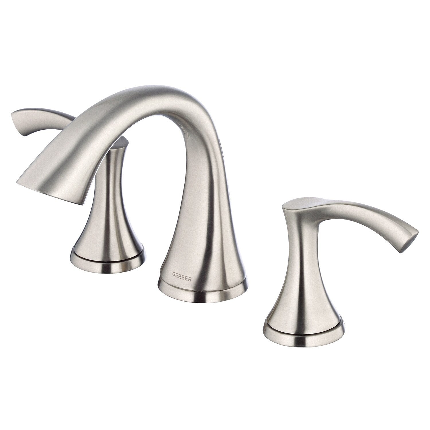 Antioch® Two Handle Widespread Bathroom Faucet with Metal Touch-Down Drain