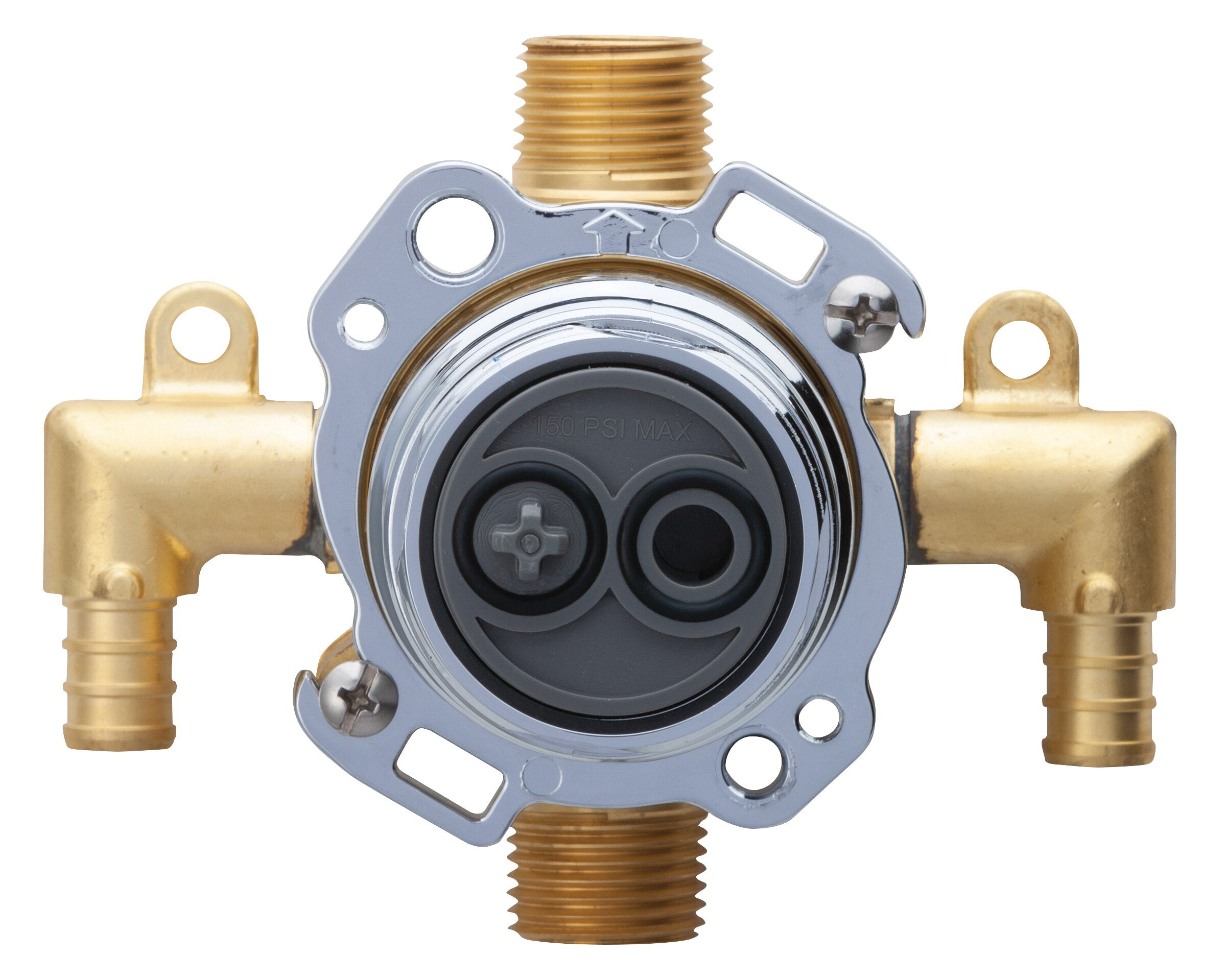 Treysta® Tub & Shower Valve- Vertical Inputs WITHOUT Stops- Crimp Pex