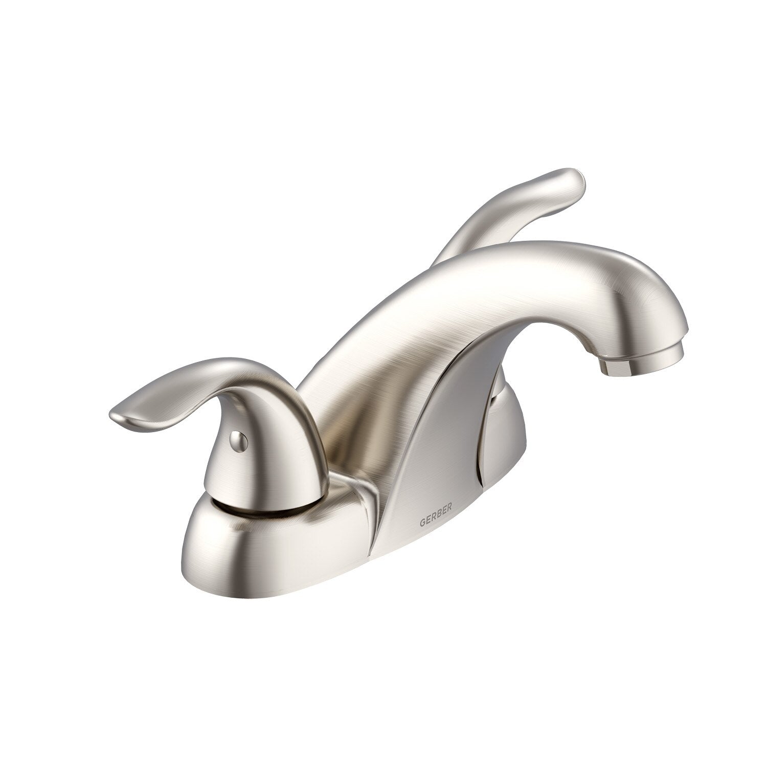 Viper™ Two Handle Centerset Bathroom Faucet with 50/50 Touch-Down Drain