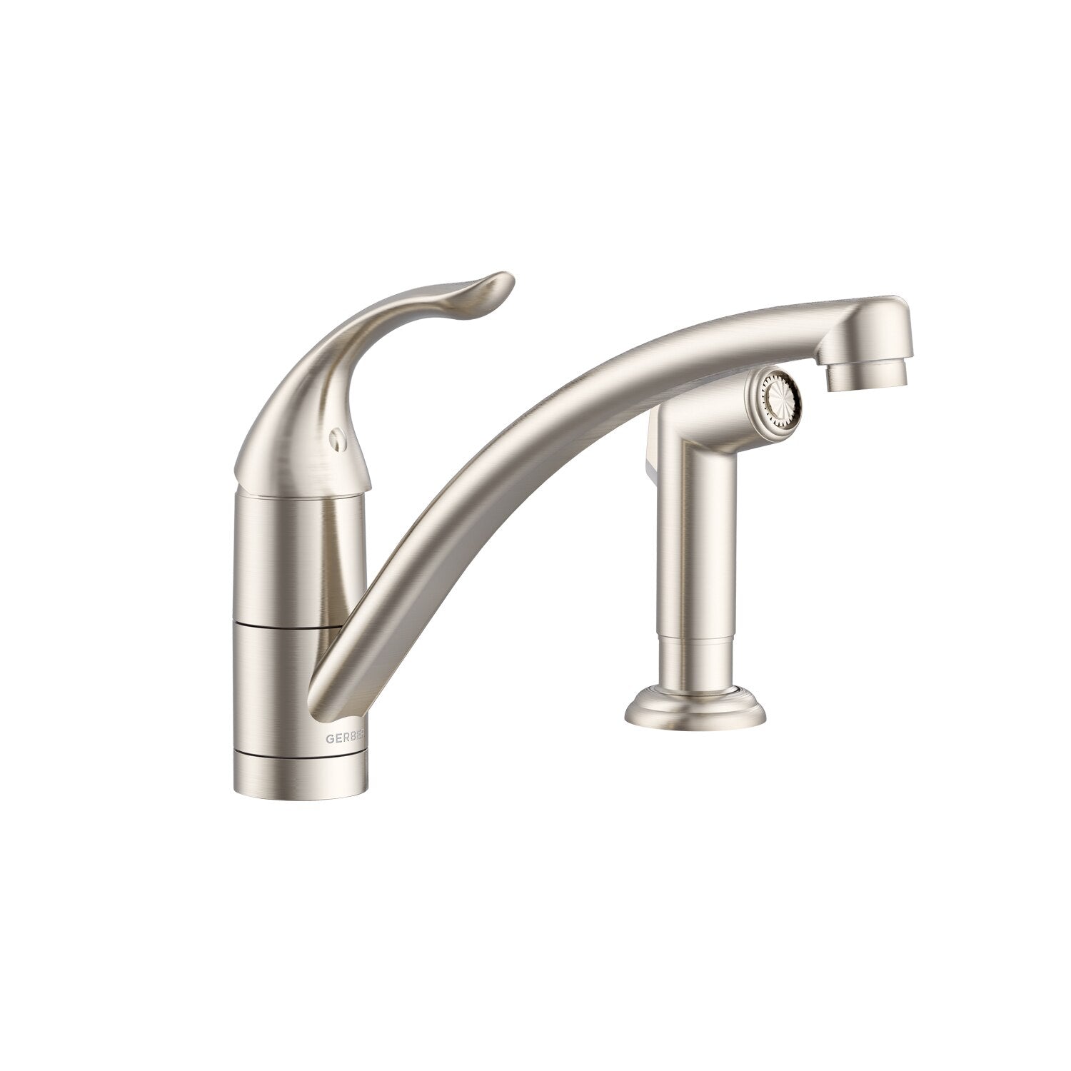 Viper™ Single Handle Kitchen Faucet w/ Spray &  Deck Plate  Aeration/ Spray