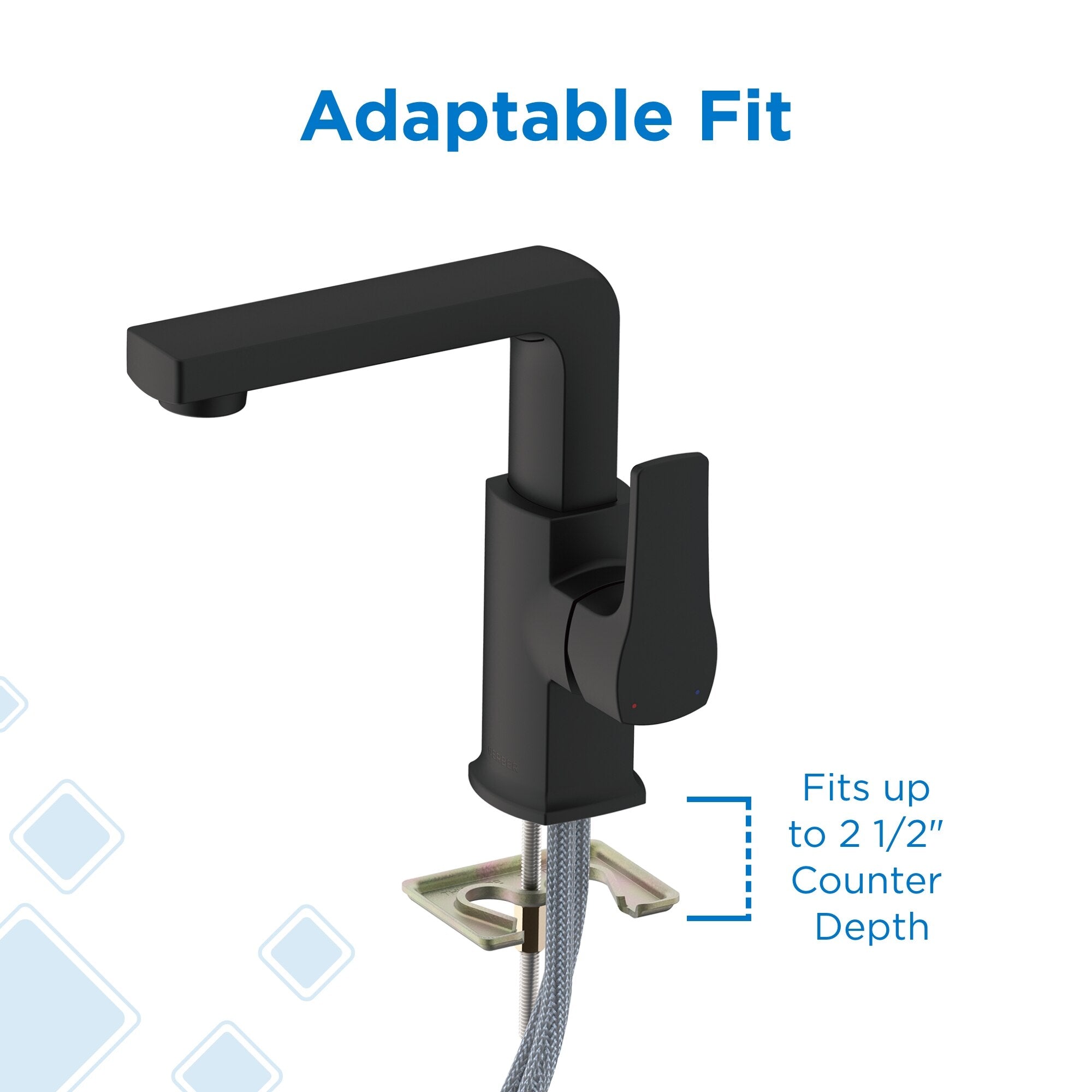 Gerber Tribune® Single Handle Side Control Bathroom Faucet with Metal Touch-Down Drain