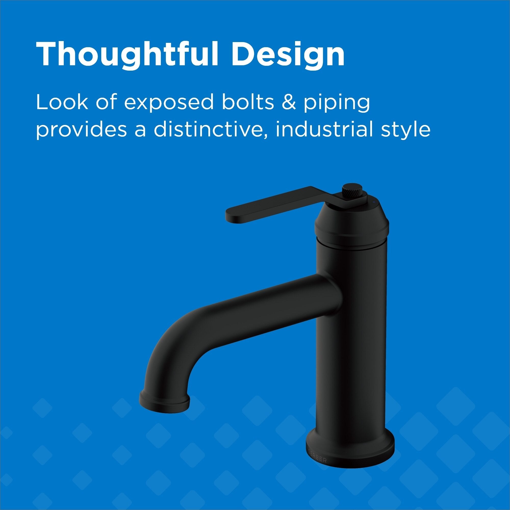 Kinzie® Single Handle Bathroom Faucet with Metal Touch-Down Drain