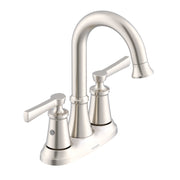 Northerly™ Two Handle Centerset Bathroom Faucet with 50/50 Touch-Down Drain