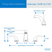 Viper™ Two Handle Widespread Bathroom Faucet