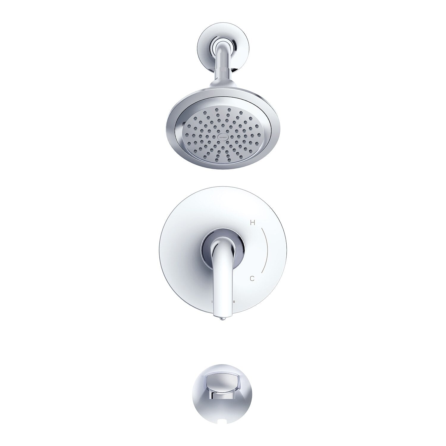 Lemora® Tub & Shower Trim Kit, Diverter on Valve, 1.75gpm