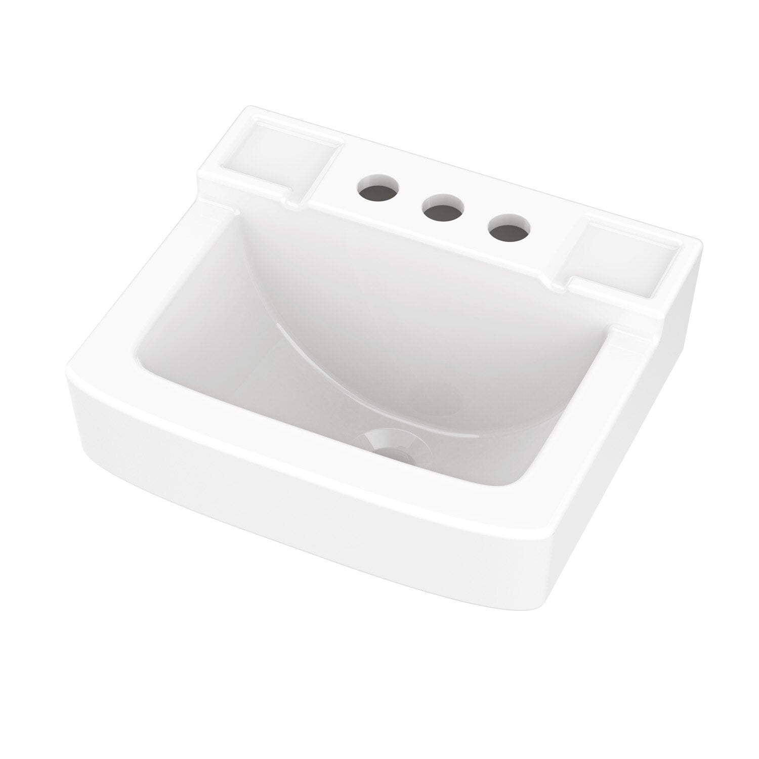 West Point - Space Saving 4" Centers Wall Hung Bathroom Sink