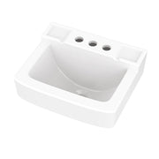 West Point - Space Saving 4" Centers Wall Hung Bathroom Sink