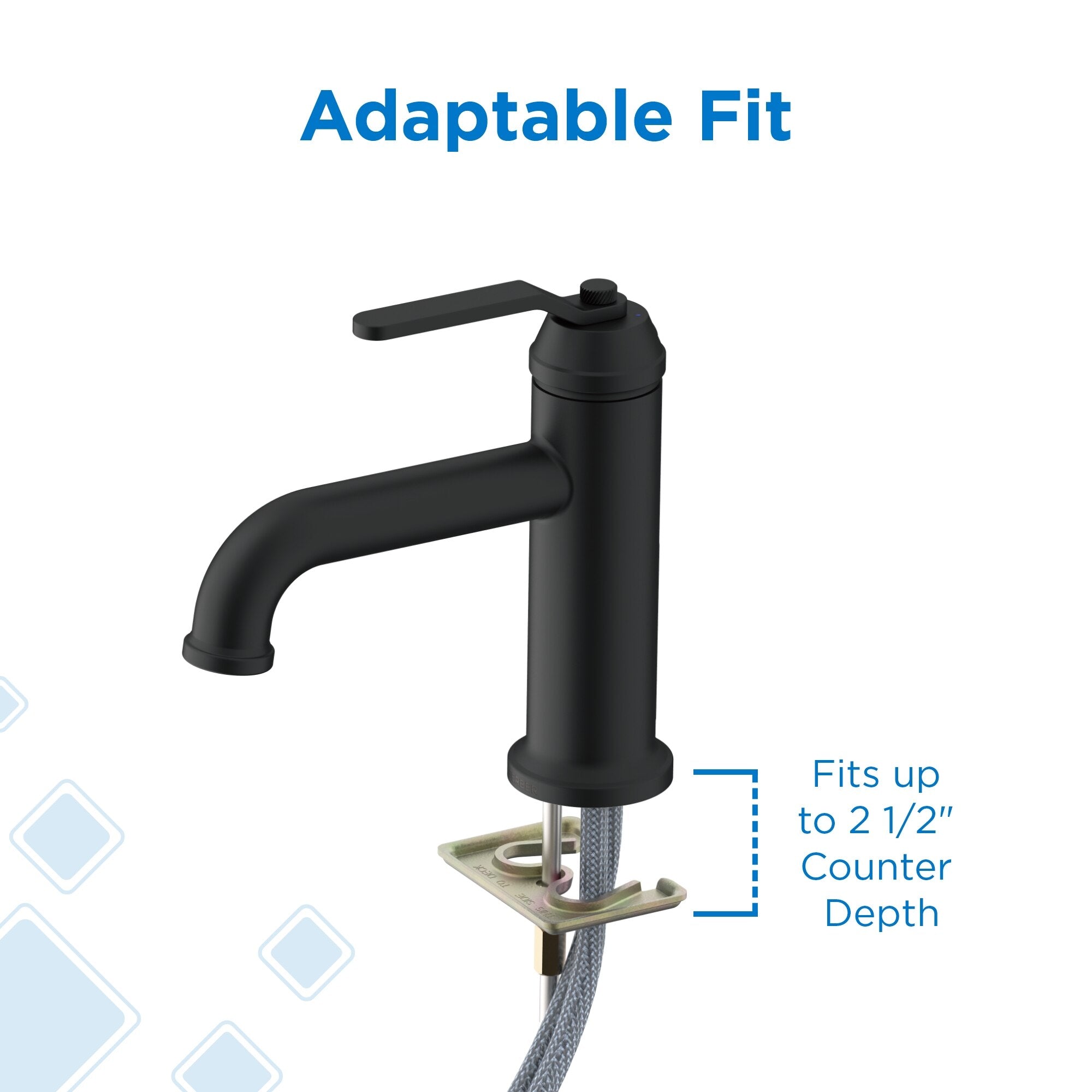 Kinzie® Single Handle Bathroom Faucet with Metal Touch-Down Drain