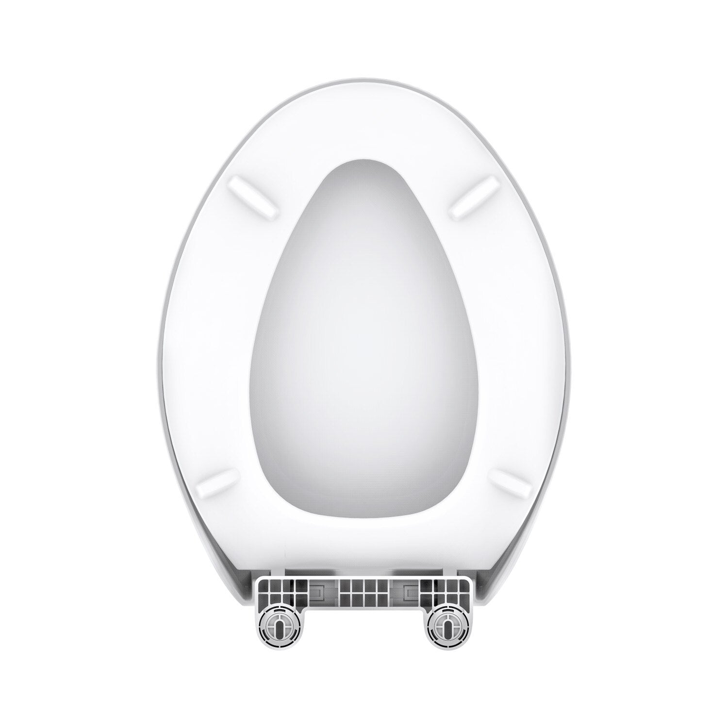 Adjustable Slow Close Elongated Toilet Seat with Cover