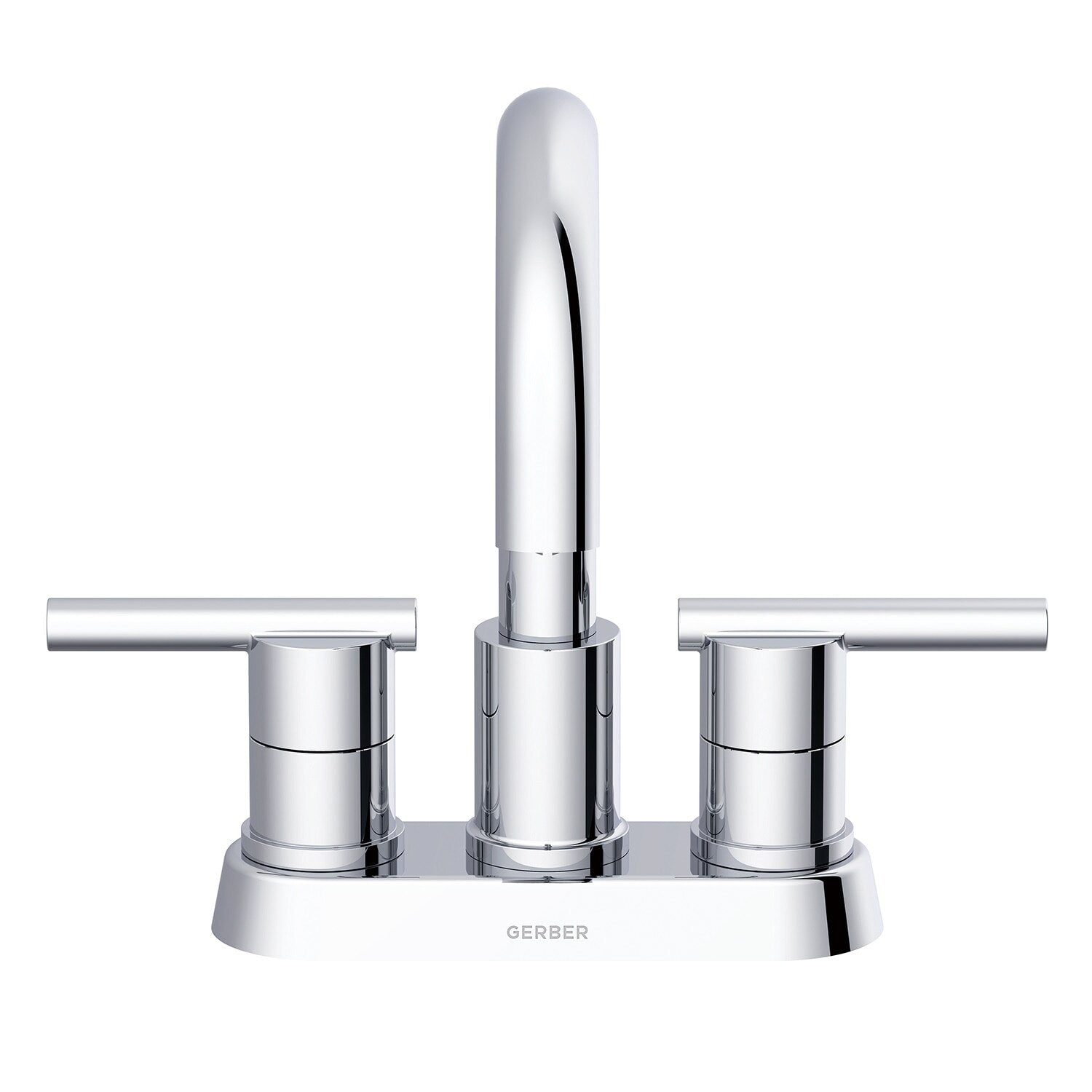 Parma® Two Handle Centerset Bathroom Faucet with Metal Pop-Up Drain