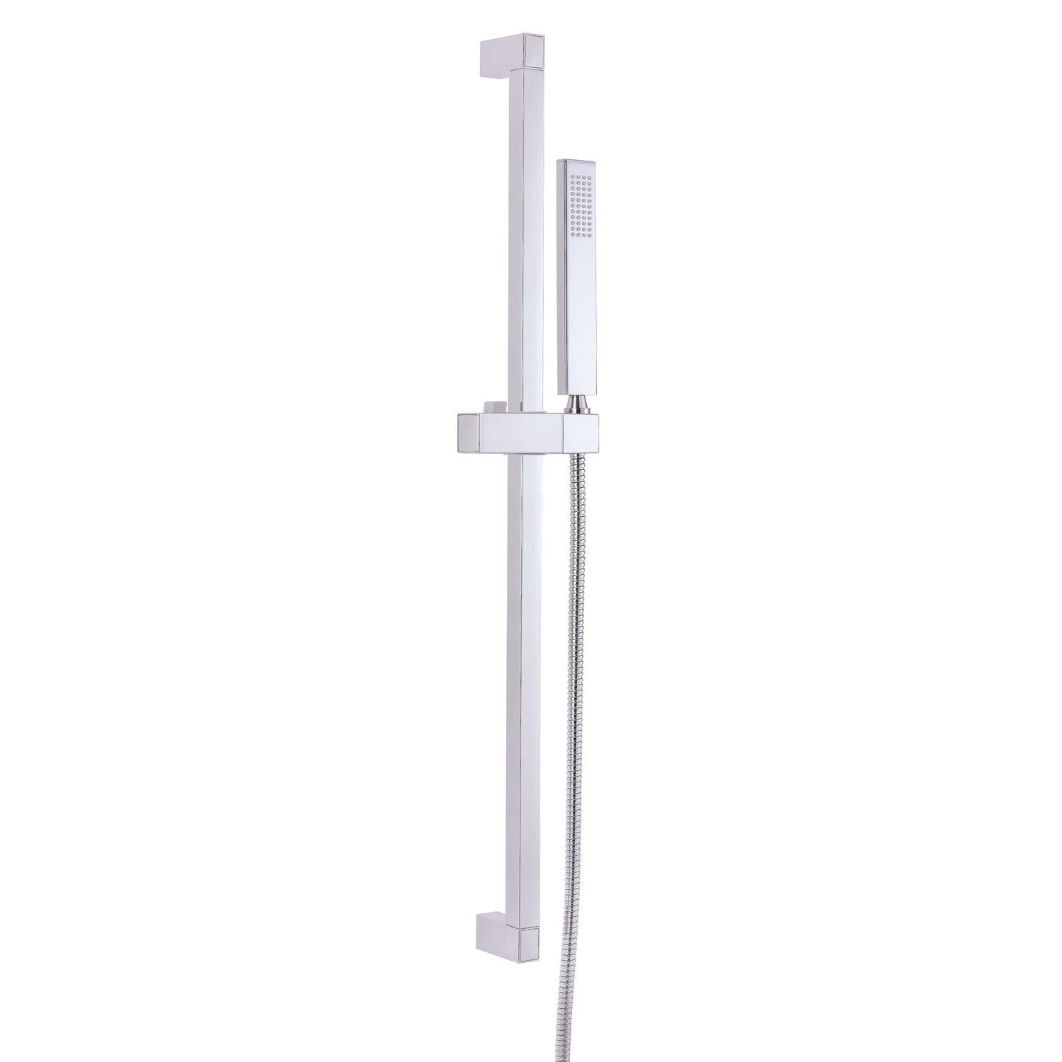 Versa™ Square 30" Slide Bar Assembly with Single Function Rectangular Handshower, 1.75gpm