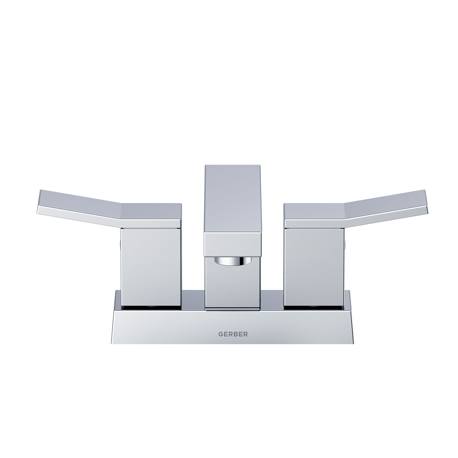 Avian® Two Handle Centerset Bathroom Faucet with Metal Touch-Down Drain