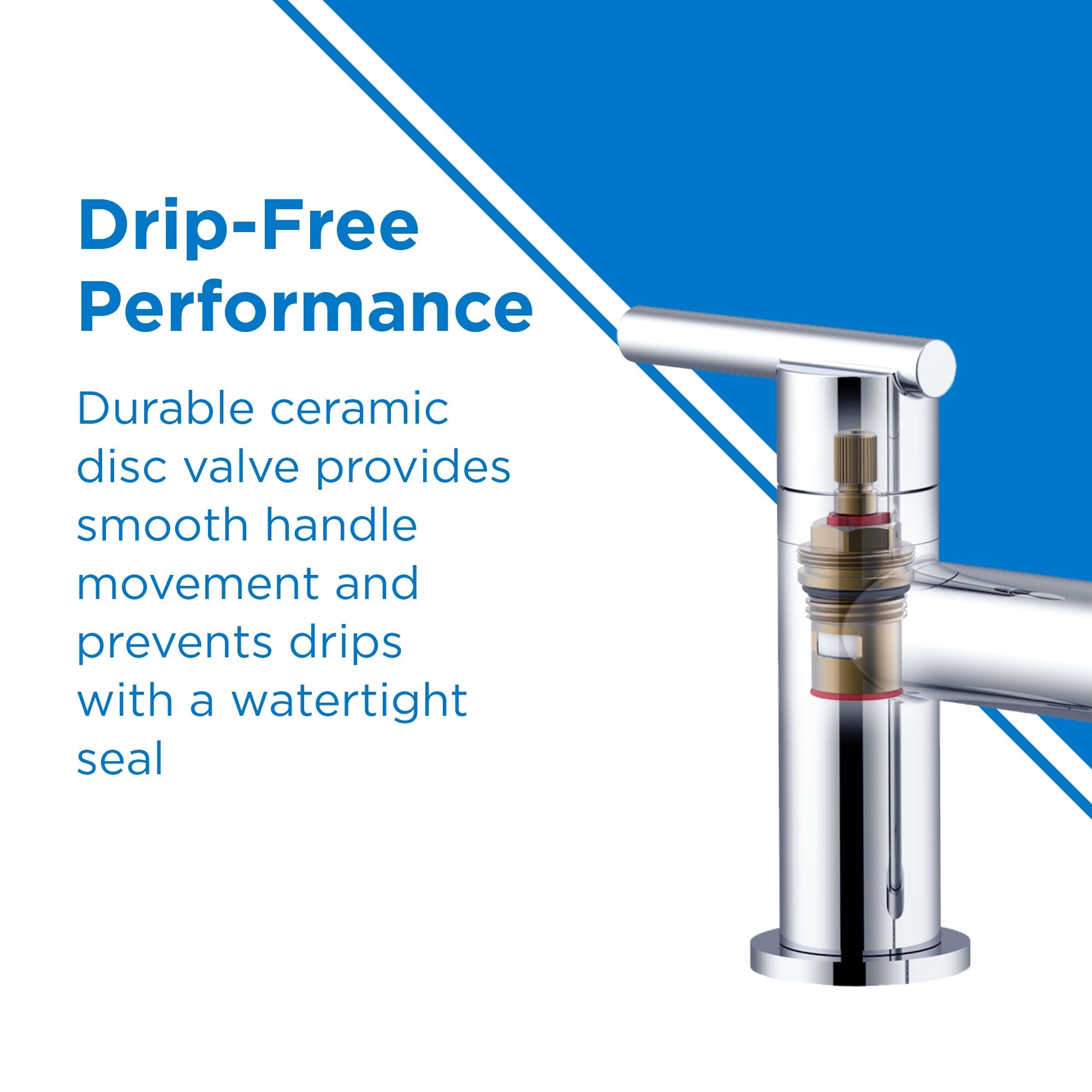 Kinzie® Two Handle Pull Down Bridge Kitchen Faucet